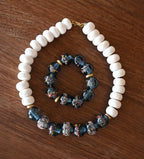 Navy Blue Nepal Bone