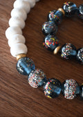Navy Blue Nepal Bone
